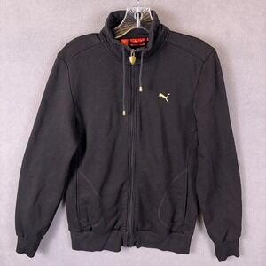Puma Scuderia Ferrari Jacket Women M Black Full Zip Hoodie Official Racing